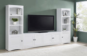 Laughlin Entertainment Center TV Stand White