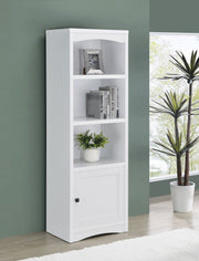 Laughlin 3-shelf Engineered Wood Media Tower