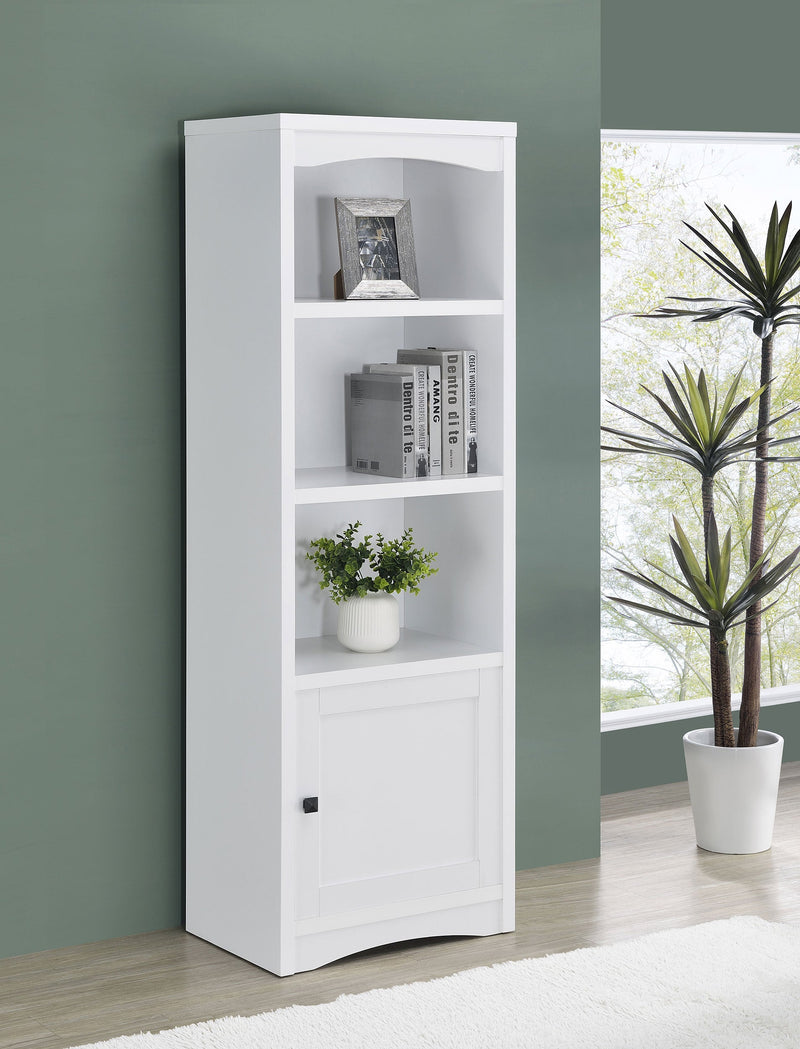 Laughlin 3-shelf Engineered Wood Media Tower