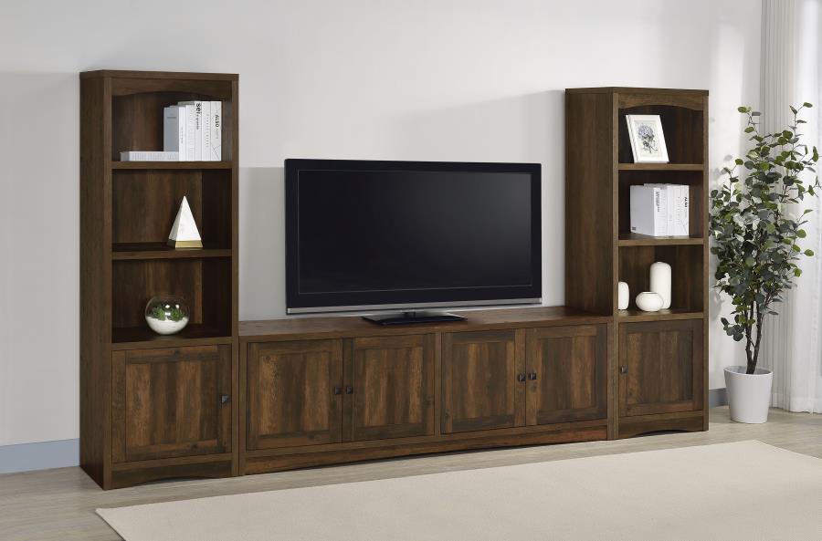 Laughlin Entertainment Center TV Stand Dark Pine