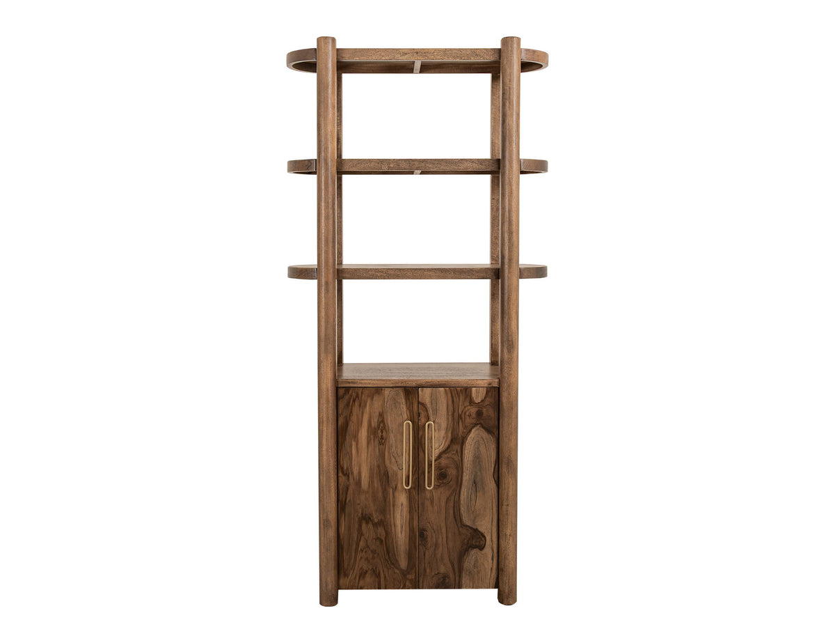 Balam - Pier With 2 Door And 3 Shelf - Light Brown