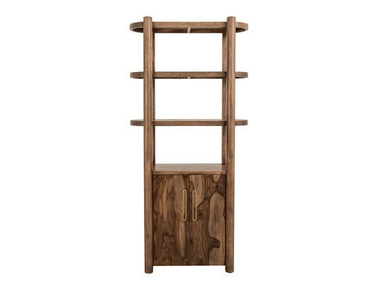 Balam - Pier With 2 Door And 3 Shelf - Light Brown