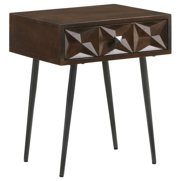 Ezra - 1-Drawer Rectangular Accent Side Table