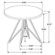 Hadi Round SmartTop Coffee and End Table Set Cement