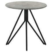 Hadi Round SmartTop Coffee and End Table Set Cement