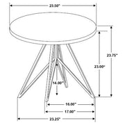 Hadi Round SmartTop Coffee and End Table Set Cement