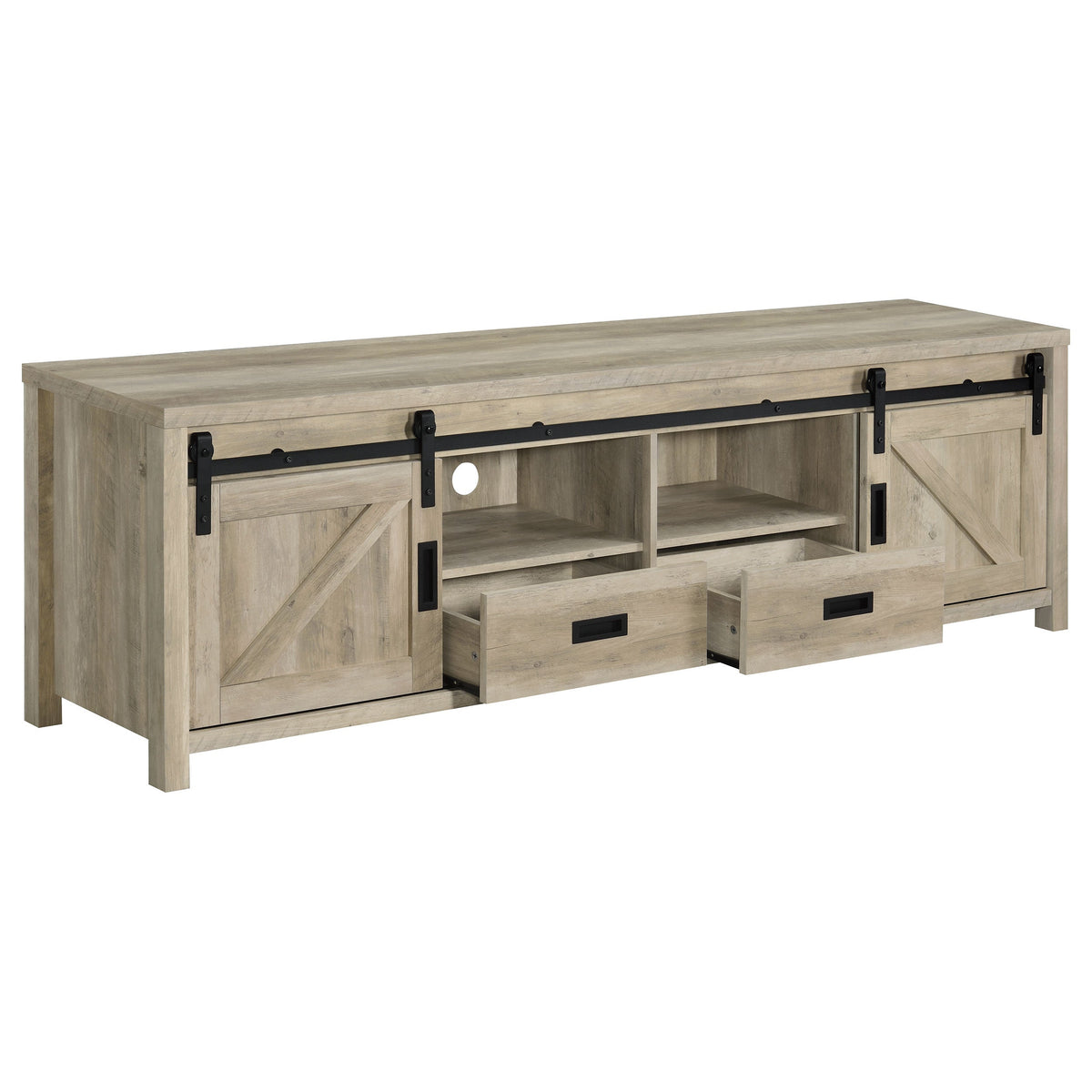 Madra 2-door Engineered Wood 79-inch TV Stand