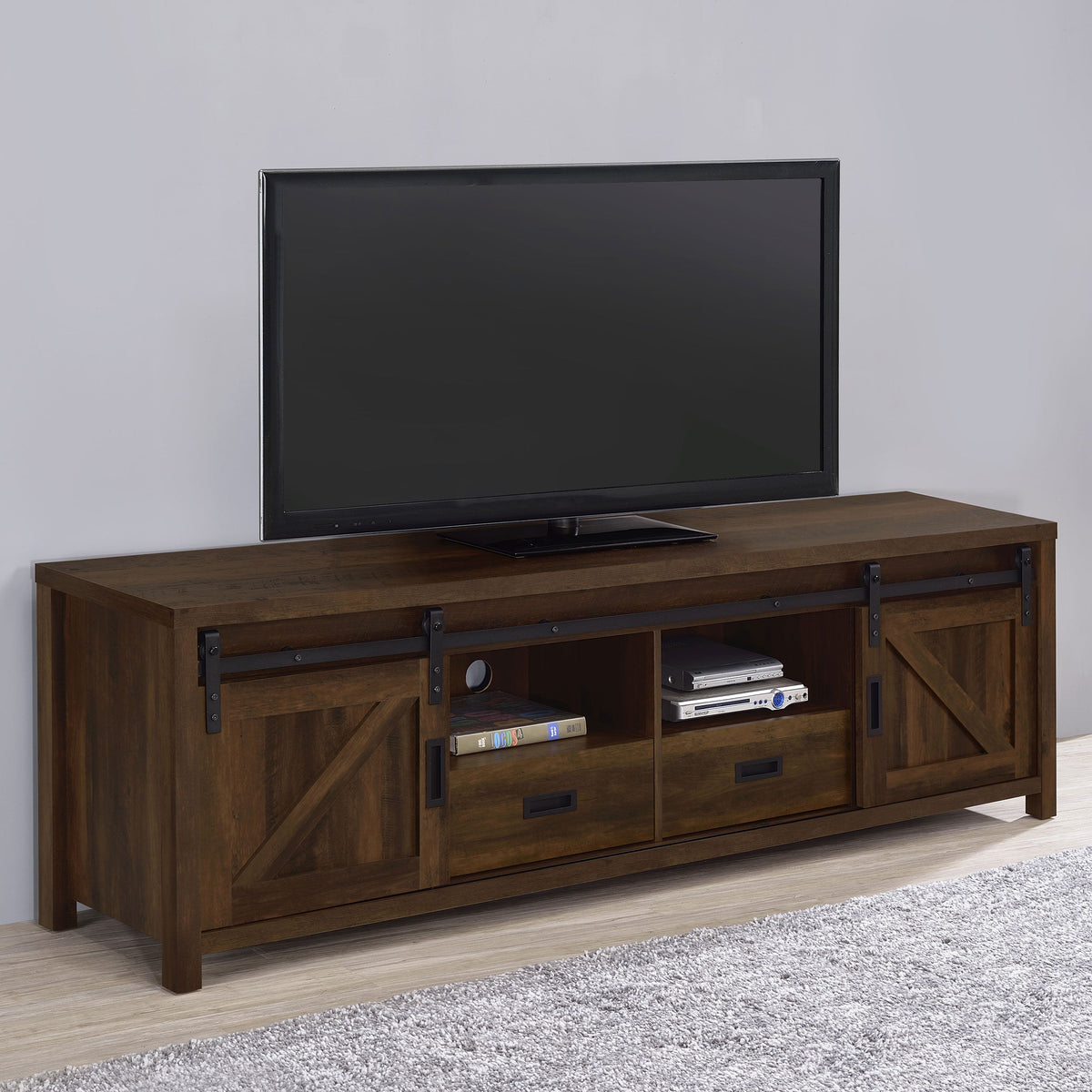 Madra 2-door Engineered Wood 79-inch TV Stand