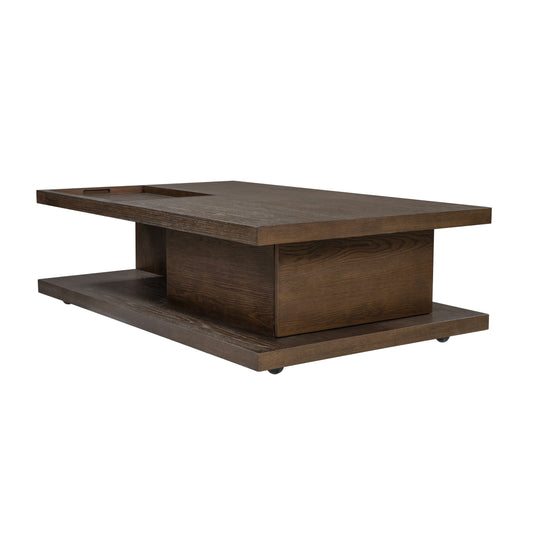 Flexsteel Athens Rectangular Coffee Table with Casters