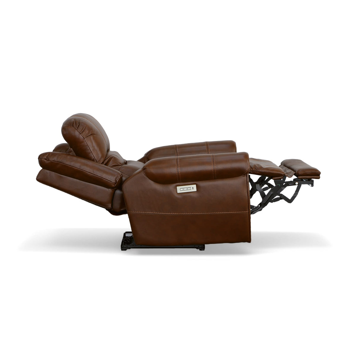 Flexsteel Oscar Power Recliner with Power Headrest & Lumbar