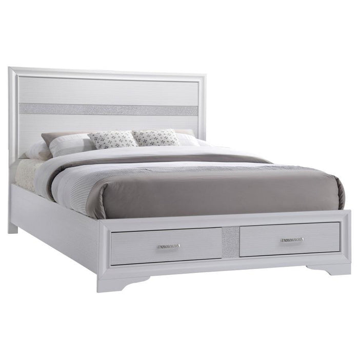 Miranda - Storage Wood Panel Bed