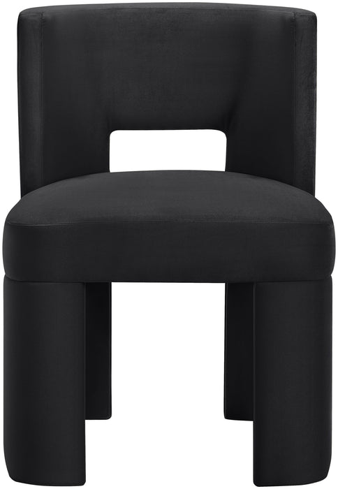 Zuno - Velvet Performance Fabric Upholstered Dining Chair (Set of 2)