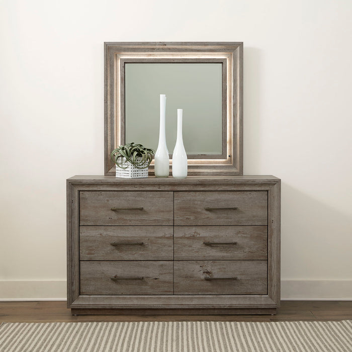 Horizons - Dresser & Mirror - Gray