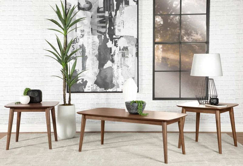 Radley Rectangular Coffee Table Set Natural Walnut
