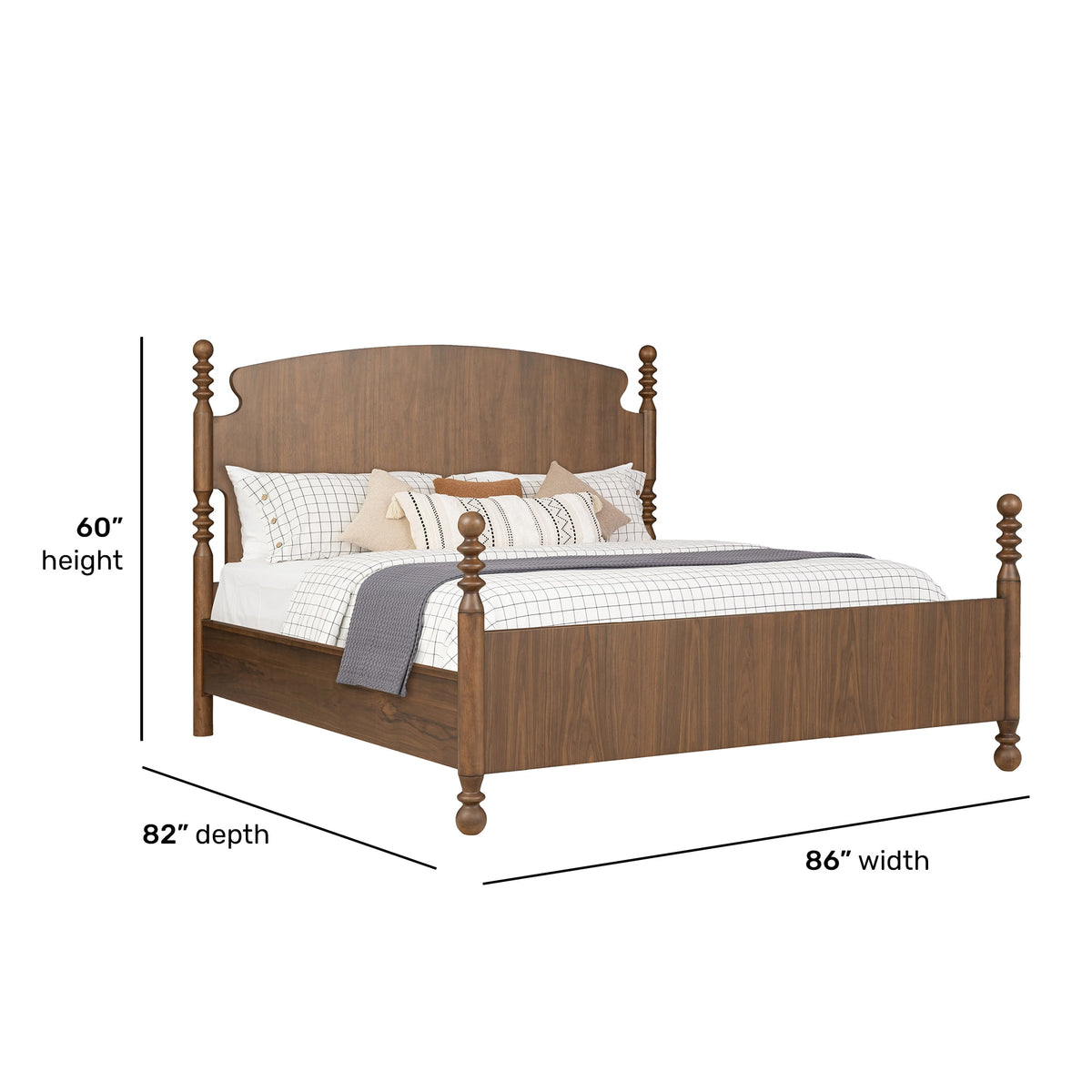 Flexsteel Azalea King Panel Bed