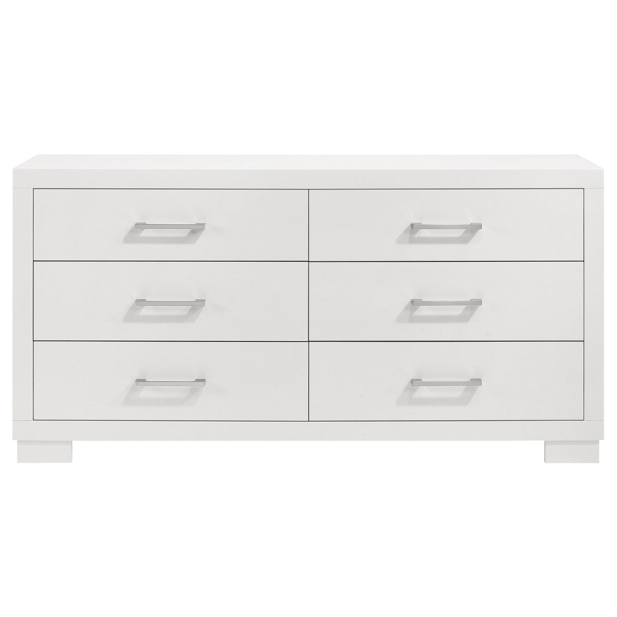 Jessica 6-drawer Dresser Snow White