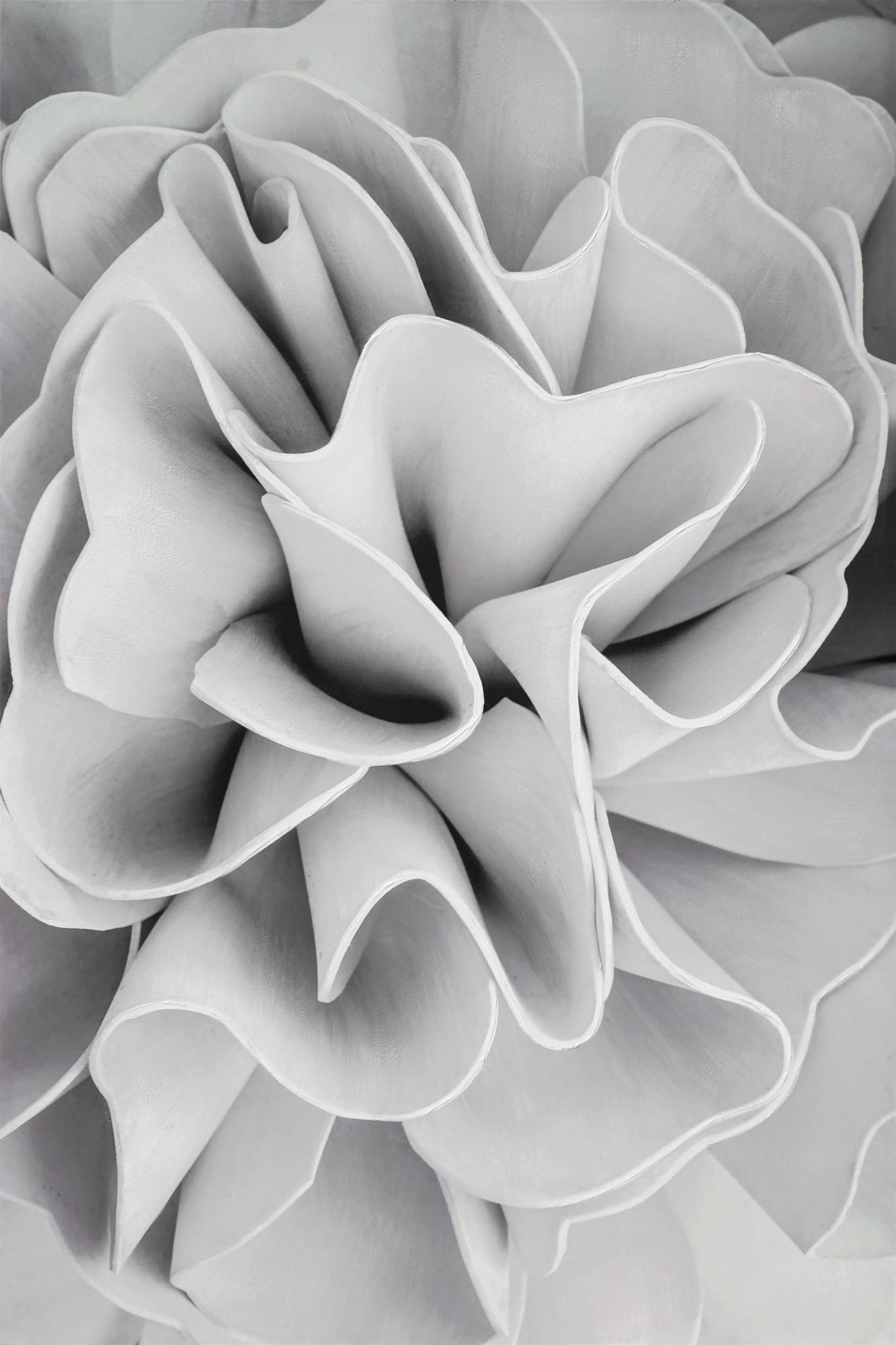 56x84 Hand Painted Textured Canvas - Dark Gray