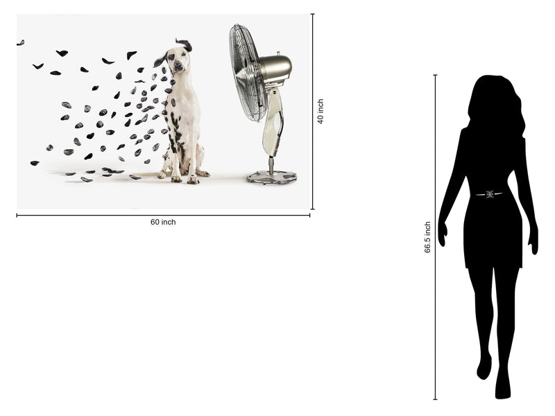 Tempered Glass With Foil - Dalmation - Gray
