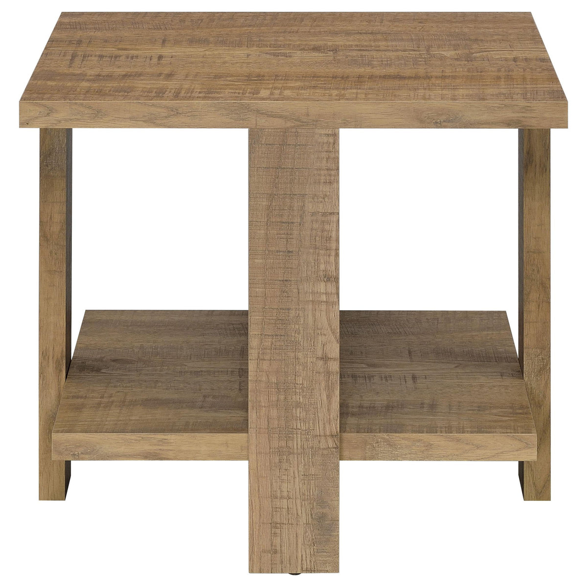 Dawn 3-piece Round Coffee and End Table Set Mango Brown