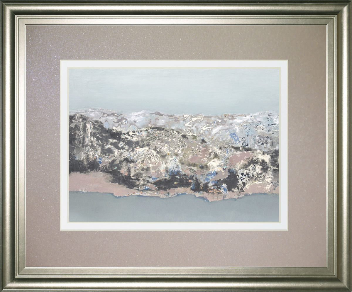 Terrain By Caroline - Framed Print Wall Art - Dark Gray