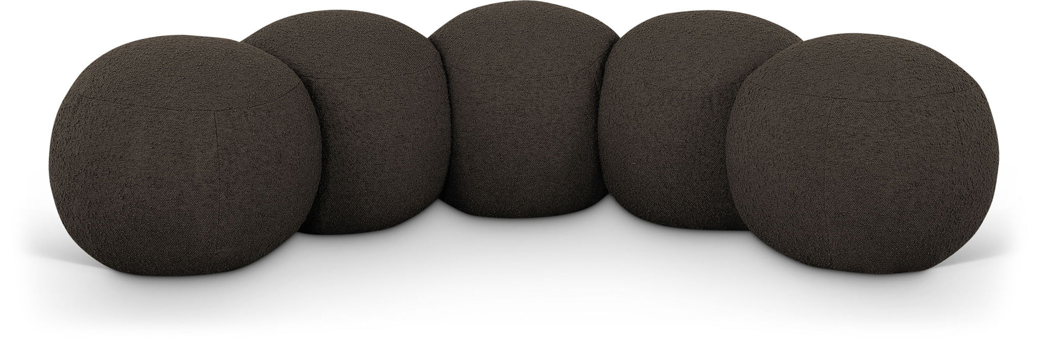 Apollo - Boucle Fabric Bench