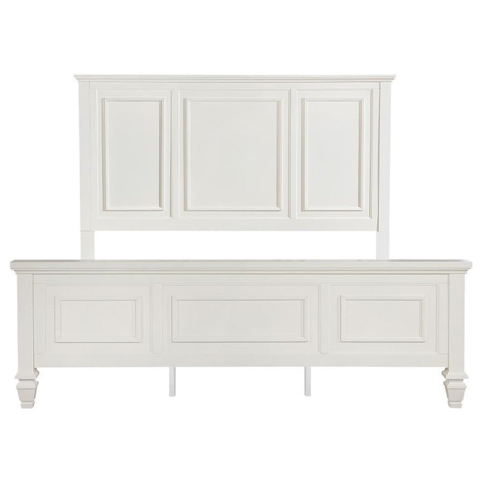 Sandy Beach - 63" Panel Bed with High Headboard
