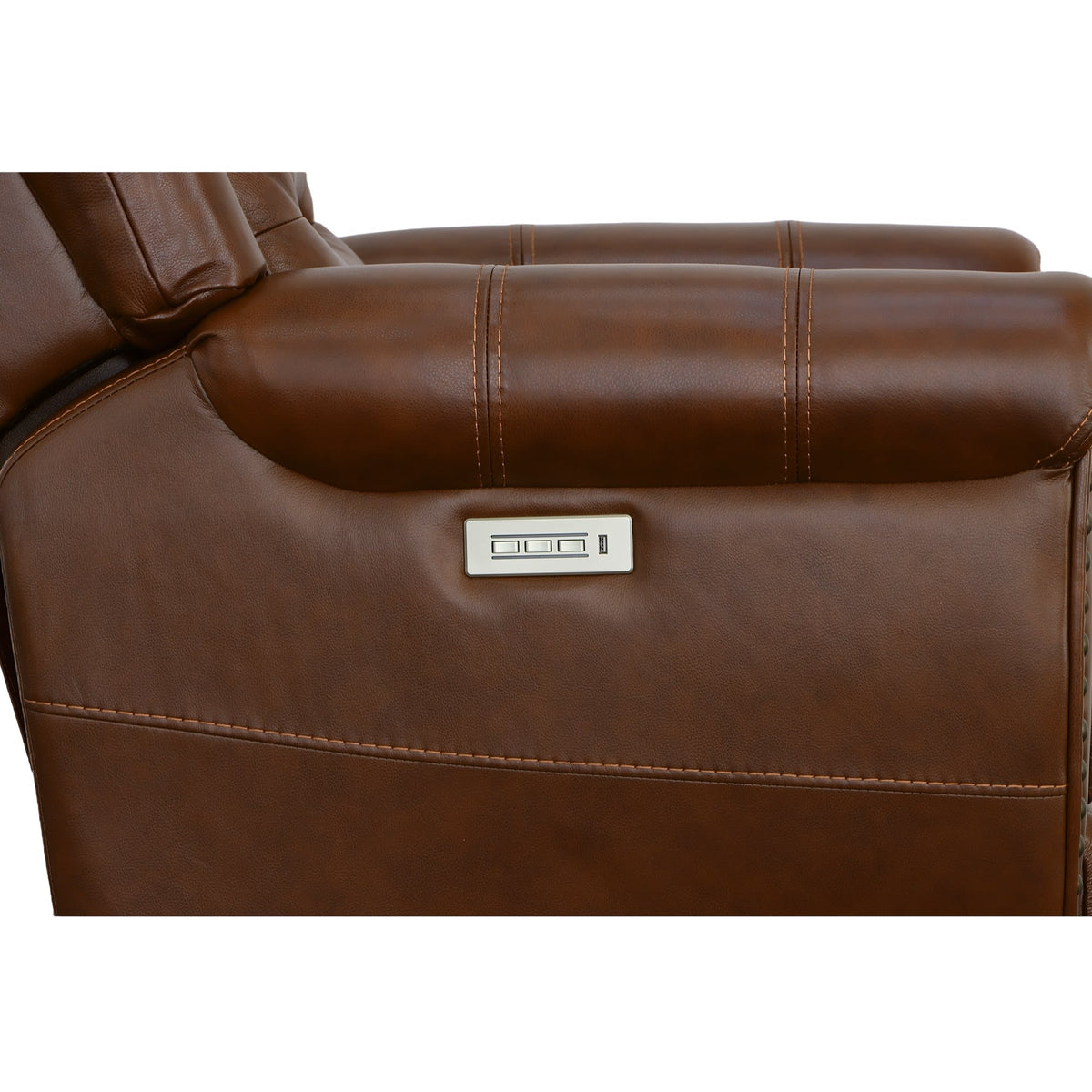 Flexsteel Oscar Power Recliner with Power Headrest & Lumbar