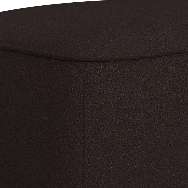Destiny - Ottoman With Wood Base