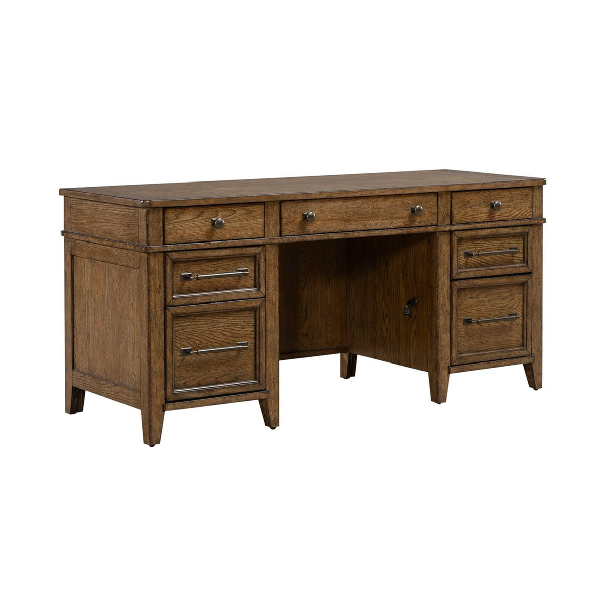 Carolina Park - Jr Executive Credenza - Amber Brown