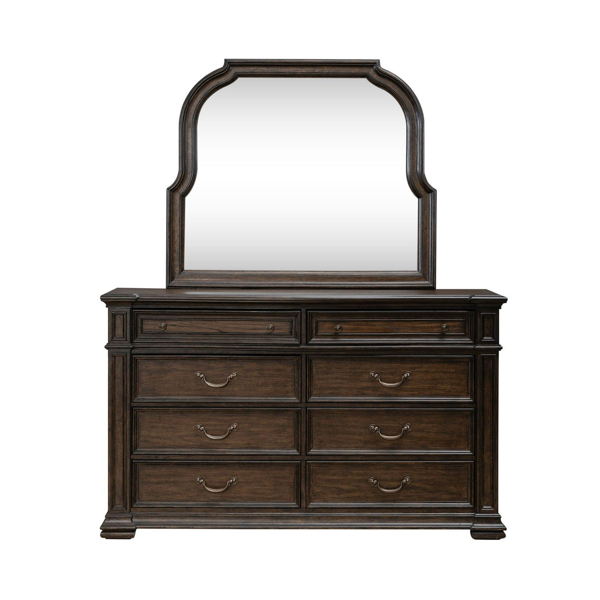Provence Park - Dresser & Mirror - Chateau Brown