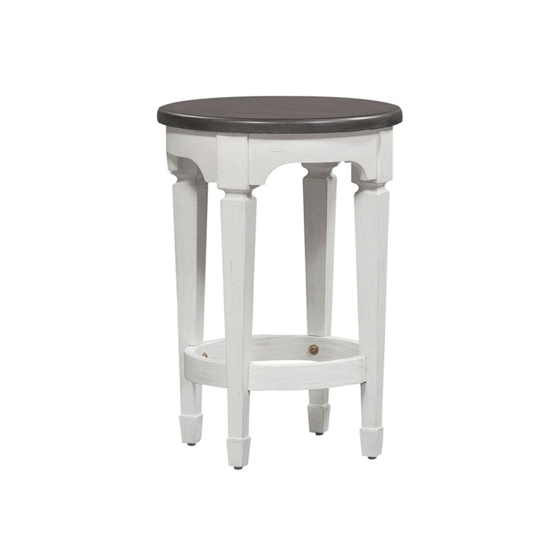 Allyson Park - 4 Piece Dining Room Set - Wirebrushed White / Charcoal