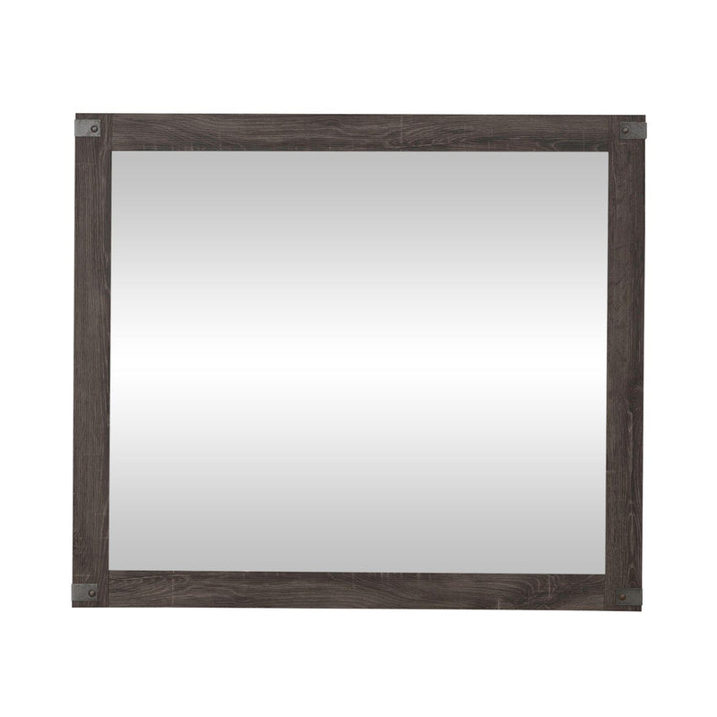 Lakeside Haven - Landscape Mirror - Brownstone