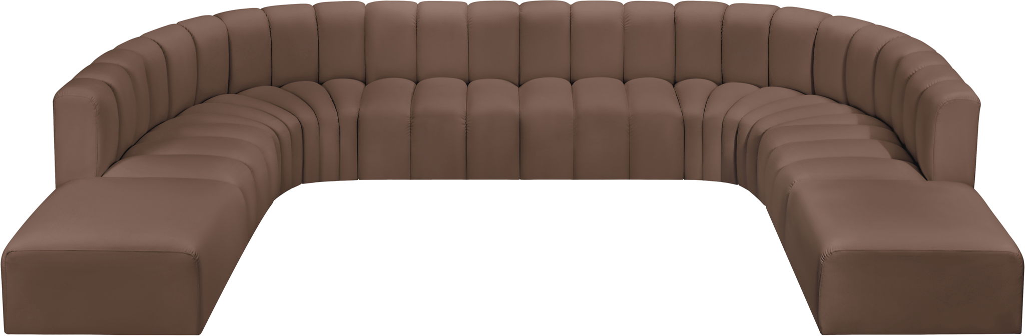 Arc - Faux Leather Modular Sectional