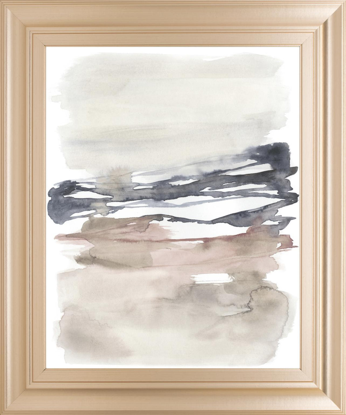 22x26 Tiered Horizon Line I By Jennifer Goldberger - Beige