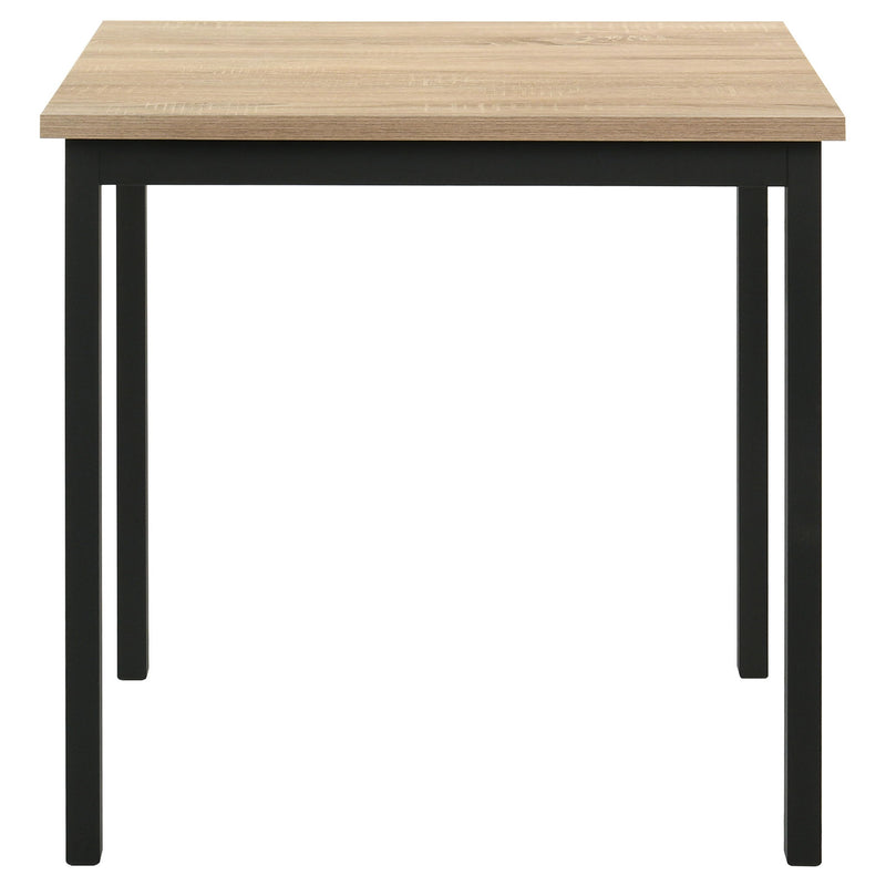Garza Space Saving Rectangular Dining Table Greige Oak