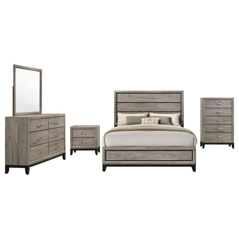 Watson Five-piece California King Bedroom Set Light Taupe