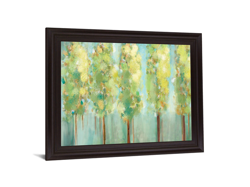Turnwood - 28" x 34" Framed Wall Art - Green
