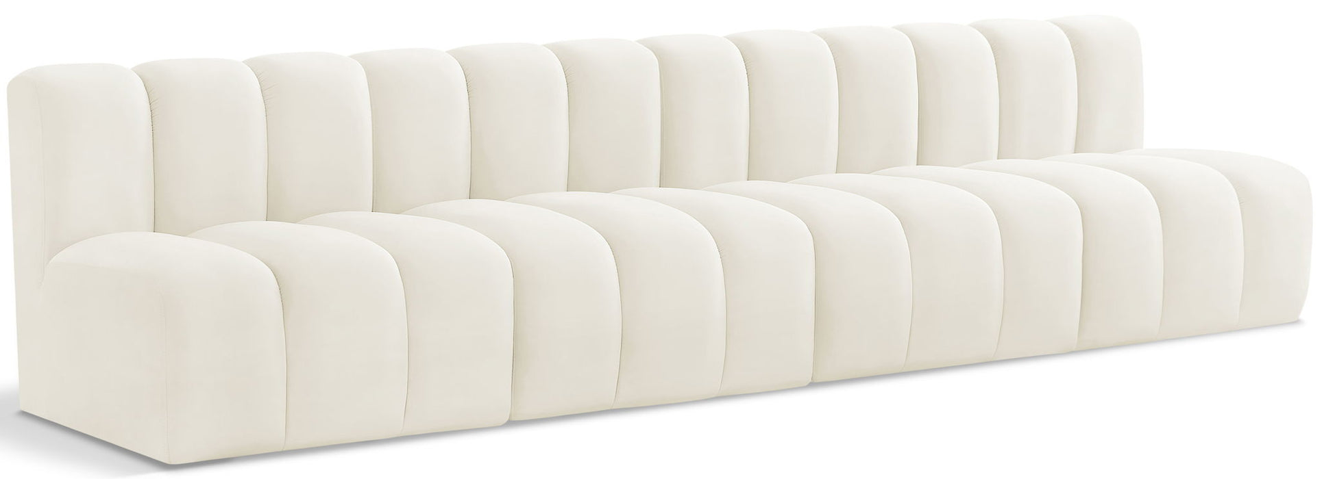 Arc - Velvet 4 Seats Modular Sofa