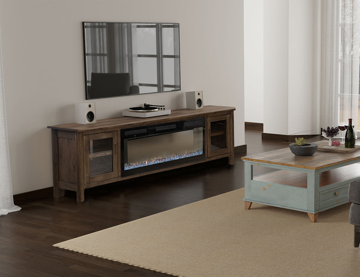 Olimpia - Electric Fireplace - Towny Brown