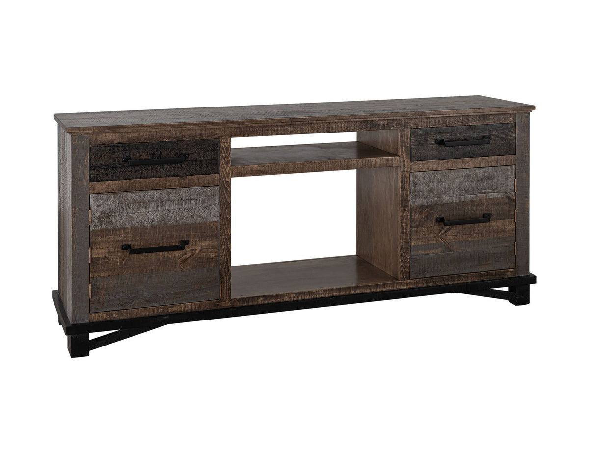 Loft - 70" Fireplace - Dark Gray