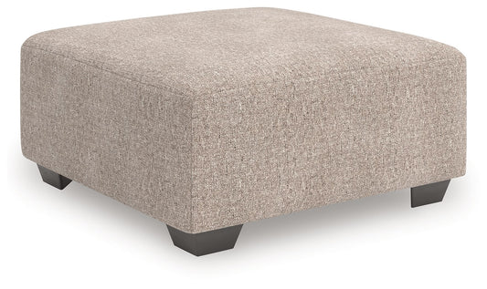 Newellen - Oversized Accent Ottoman - Beige