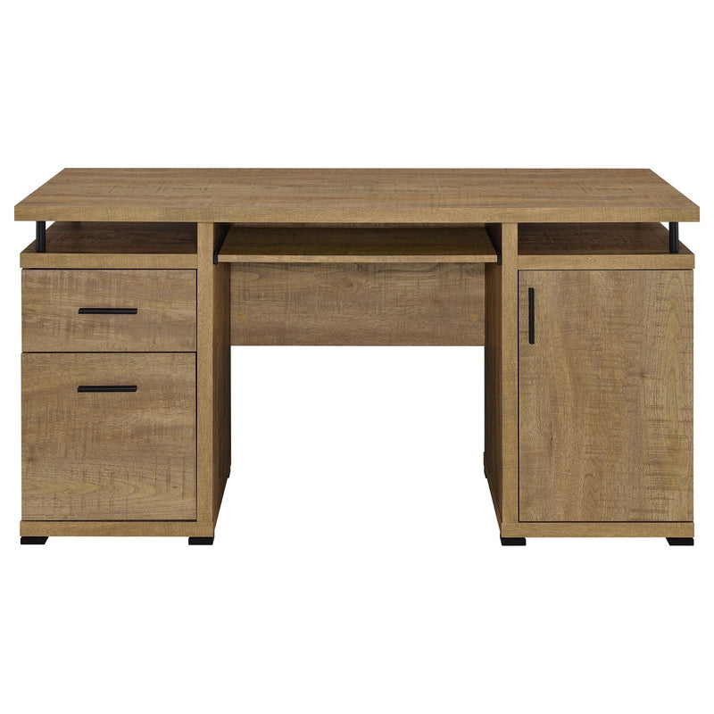 Tracy 55-inch 2-drawer Office Computer Desk Mango