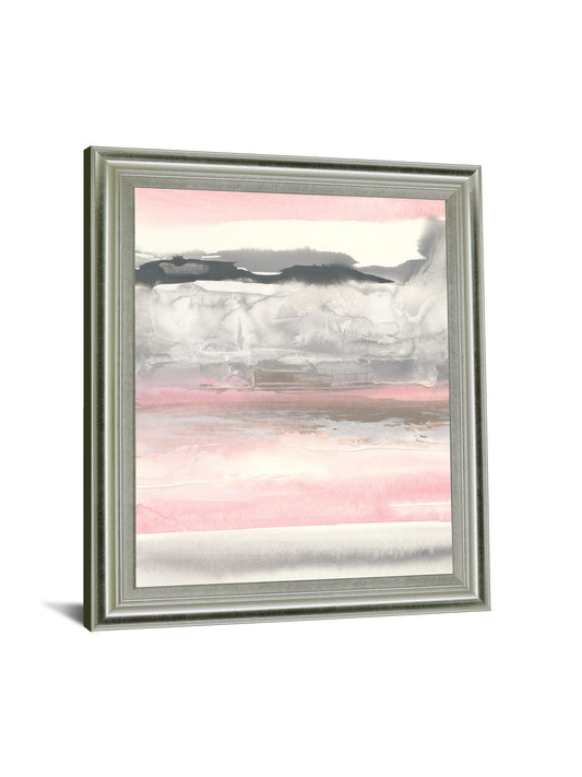 Blushing Mist - 28" x 34" Framed Wall Art - Pink