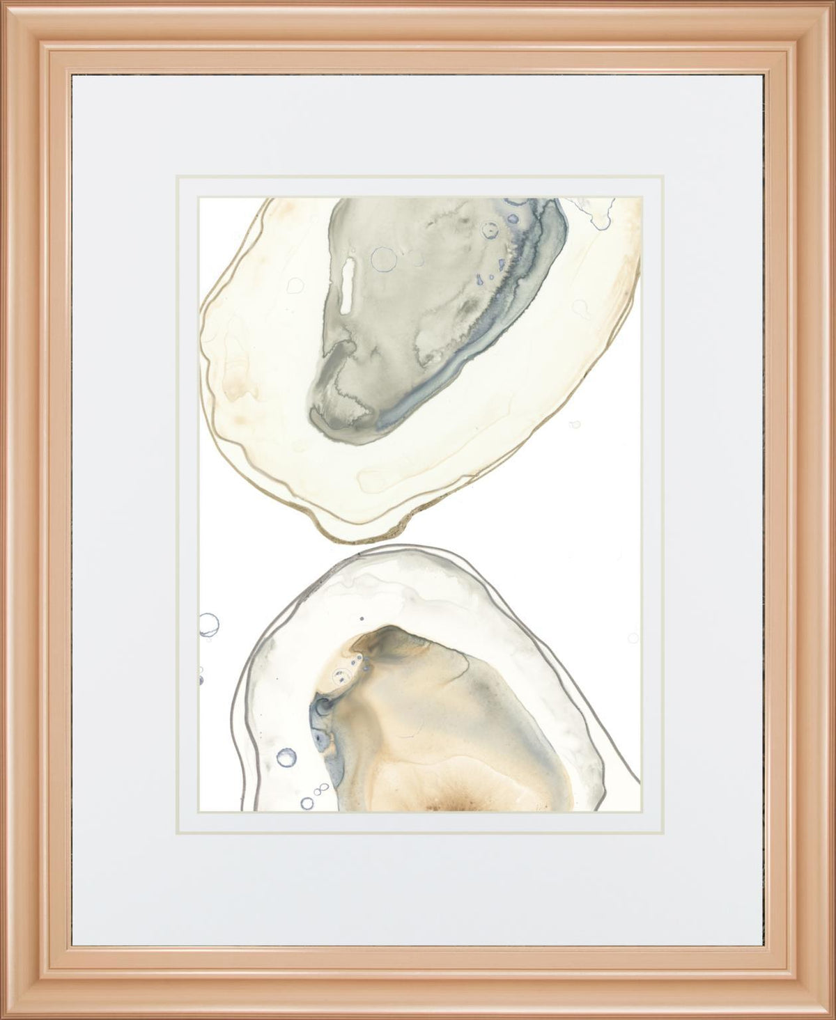 Ocean Oysters II By June Erica Vess - Gray