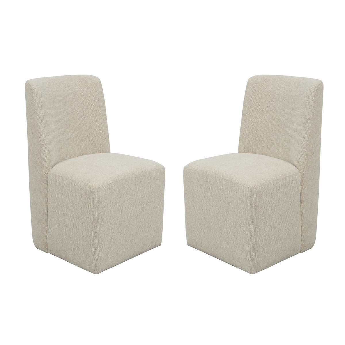 Flexsteel Waterfall Pair of Upholstered Dining Chairs
