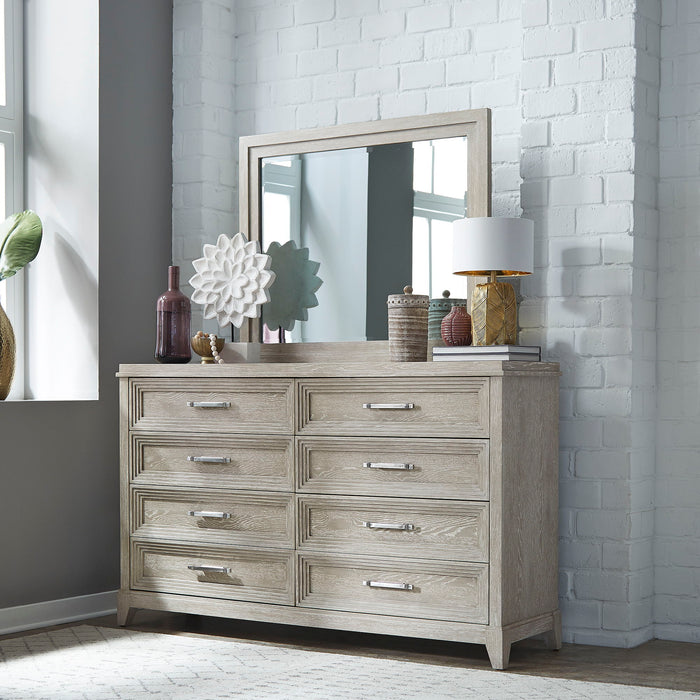 Belmar - Dresser & Mirror - Washed Taupe