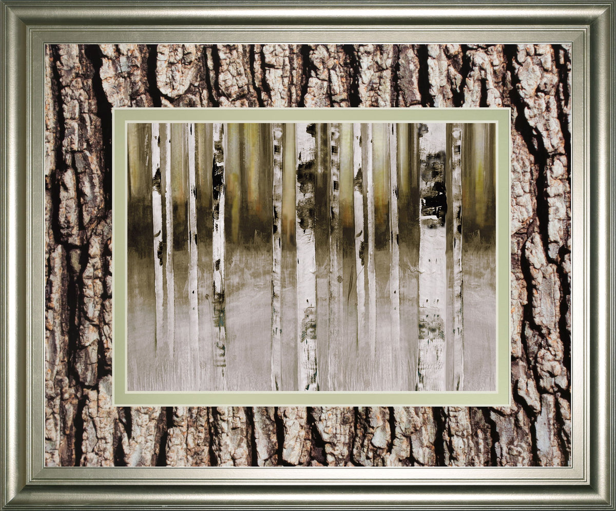 Fern Creek By Susan Jill Double Matted - Framed Wall Art - Light Brown
