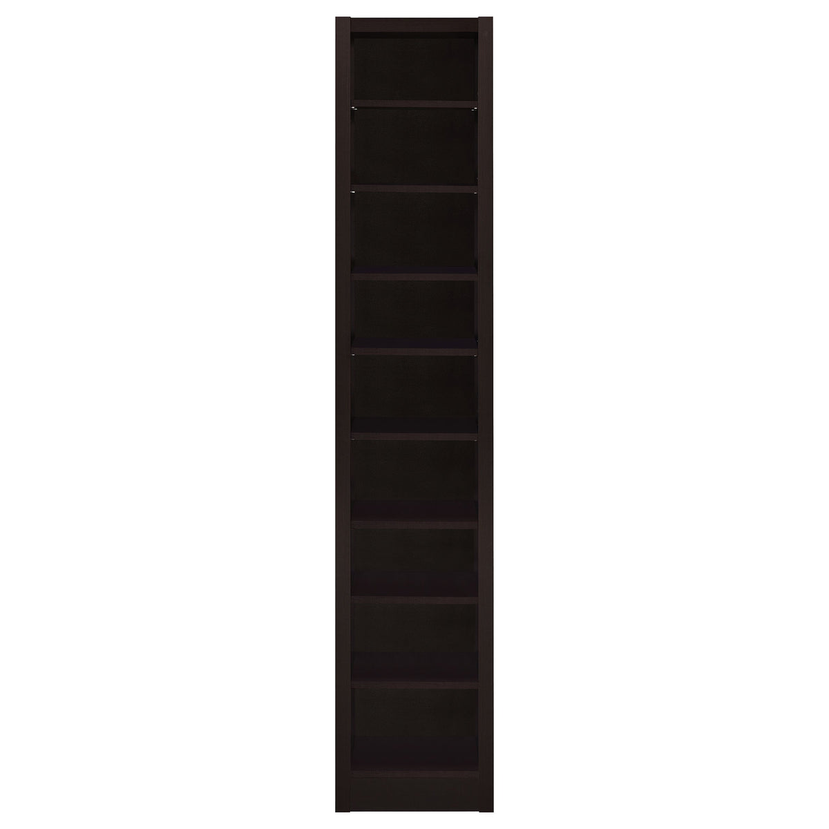 Eliam 71-inch 8-shelf Bookcase Cappuccino