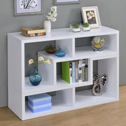 Velma Multipurpose TV Stand and Bookshelf White Default Title