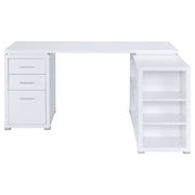 Yvette 60-inch 3-drawer L-Shape Computer Desk